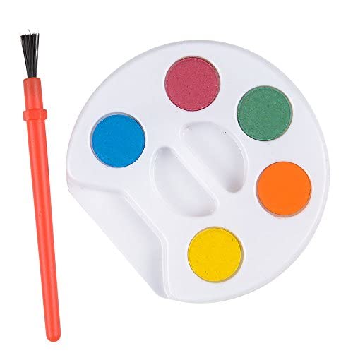 Bedwina Mini Watercolor Paint Set - Bulk Pack of 24 for Kids Party Favors
