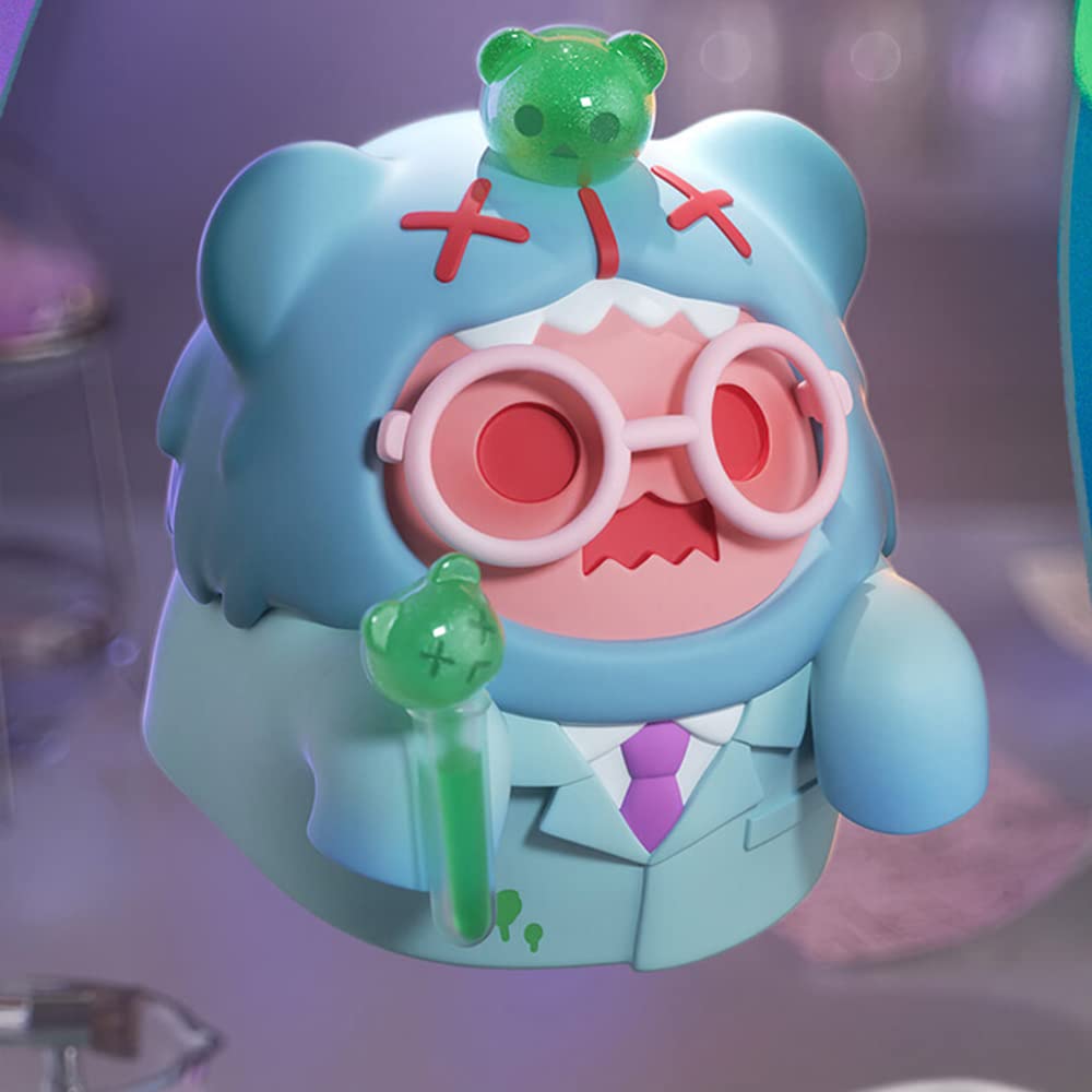 BEEMAI Ghost Bear Lovesick Lab Blind Box - Random Kawaii Figure Collectible Toy for Ages 15+