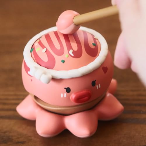 BEEMAI Lucky Wooden Fish Series 1 Blind Box – Random Collectible Figure (2.6-3.5 in), Hand-Painted PVC/ABS, Hidden Editions