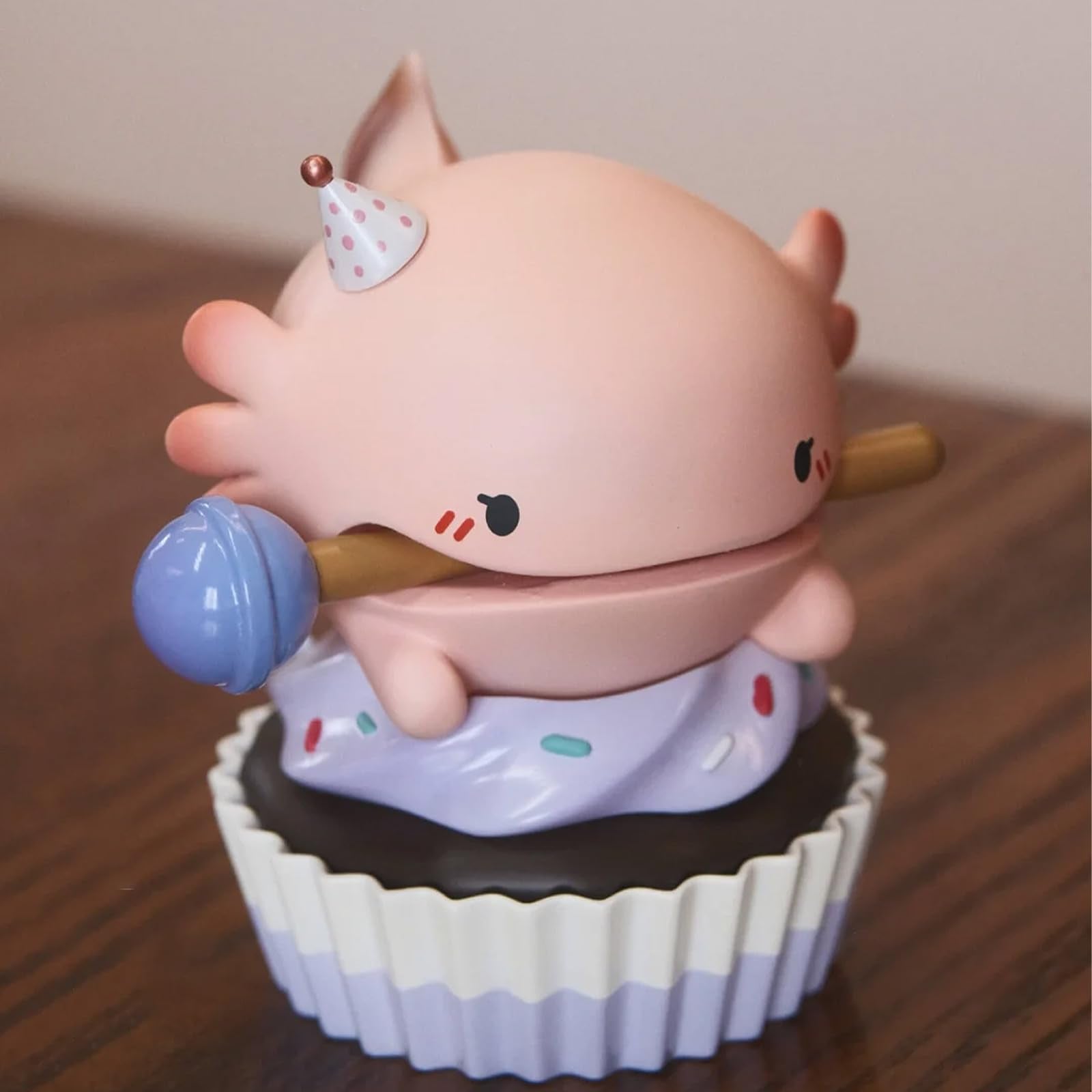 BEEMAI Lucky Wooden Fish Series 1 Blind Box – Random Collectible Figure (2.6-3.5 in), Hand-Painted PVC/ABS, Hidden Editions