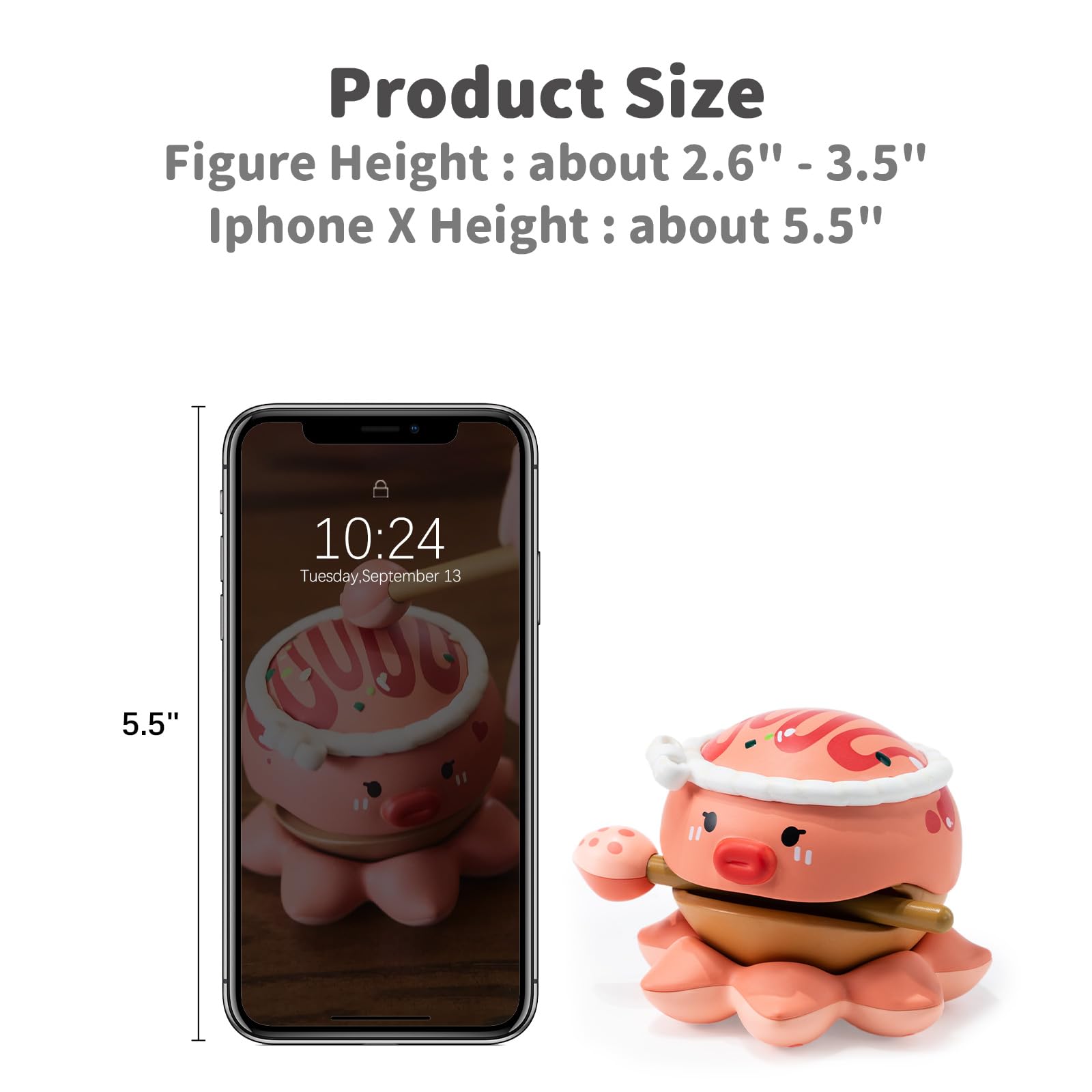 BEEMAI Lucky Wooden Fish Series 1 Blind Box – Random Collectible Figure (2.6-3.5 in), Hand-Painted PVC/ABS, Hidden Editions