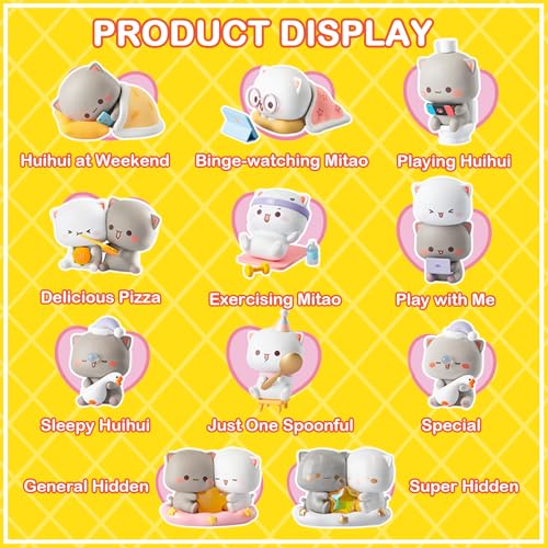 BEEMAI Mitao Cat Love is Like A Peach Series Blind Box - Kawaii Collectible Figures