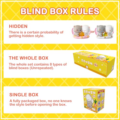 BEEMAI Mitao Cat Love is Like A Peach Series Blind Box - Kawaii Collectible Figures