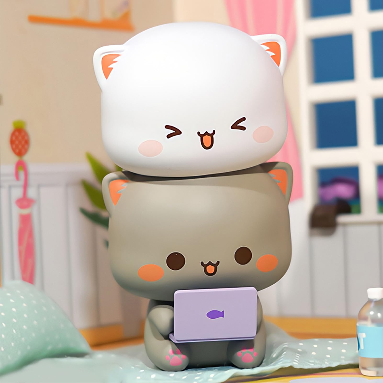 BEEMAI Mitao Cat Love is Like A Peach Series Blind Box - Kawaii Collectible Figures