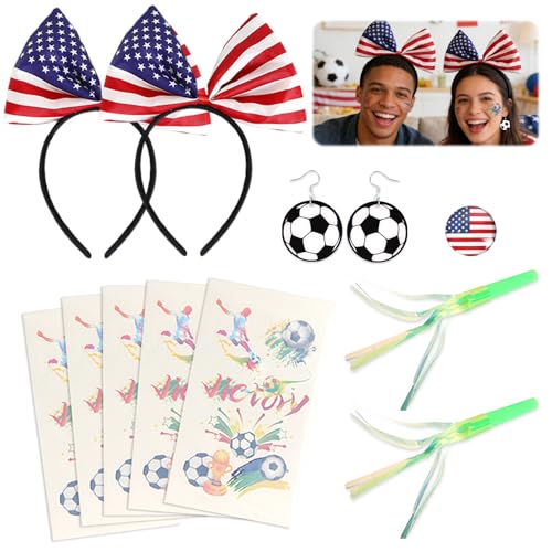 Bekecidi 2026 Soccer Couple Fan Kit – Complete 5-in-1 His & Hers Gear for Game Day