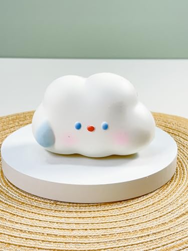 BELLYDOG Cute Sky Series Cloud Squishy – Wet & Soft TPR Stress Relief Toy with Sweet Scent
