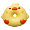 BELLYDOG Donut Duck Squishy - Cute Animal Bread Stress Relief Toy, Food Grade TPR, Scented