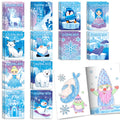 BenLouis 24 Pack Frozen Mini Coloring Books - 12 Styles, 72 Patterns - Winter Party Favors for Kids