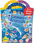 Benresive Reusable Sticker Book for Toddlers – 90+ Stickers, 3 Themes, Waterproof & Portable