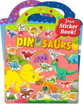 Benresive Reusable Sticker Book for Toddlers – 94 Ocean, Fairy & Dinosaur Stickers, Portable Travel Toy with Storage