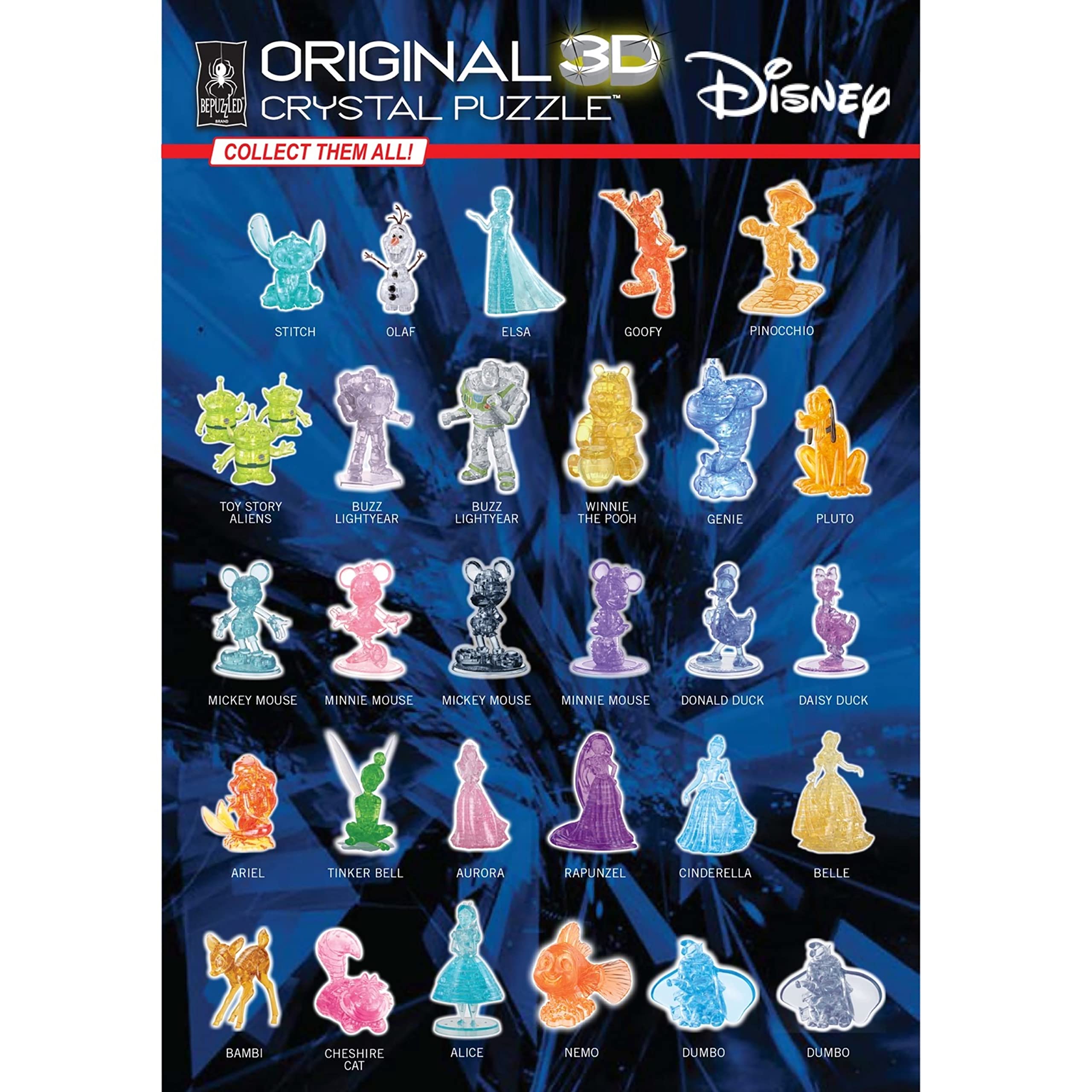 BePuzzled Disney Tigger 3D Crystal Puzzle - 38 Pieces, Ages 12+