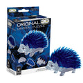 BePuzzled Hedgehog 3D Crystal Puzzle – 55-Piece Blue Hedgehog Buildable Sculpture (Ages 12+)