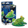 BePuzzled Original 3D Crystal Puzzle – Green Frog, 43 Pieces, Ages 12+