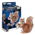 BePuzzled Squirrel 3D Crystal Puzzle - 54 Piece Translucent Brain Teaser for Ages 12+