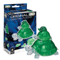 BePuzzled Turtles Original 3D Crystal Puzzle – 37 Pieces, Translucent Green, Ages 12+