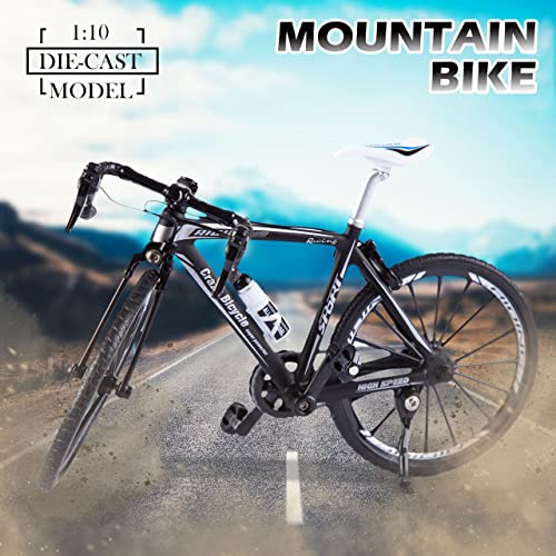Berry President 1:8 Scale Die-Cast Alloy Mountain Bike Model - Black