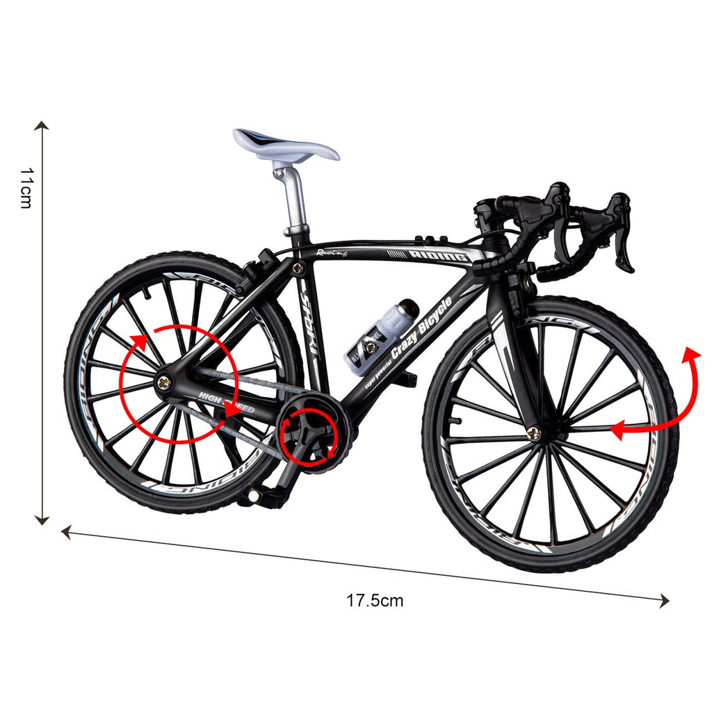 Berry President 1:8 Scale Die-Cast Alloy Mountain Bike Model - Black