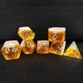 Bescon Beer Dice Set - Lager Edition | 7-Piece Polyhedral D&D Dice with Foam Effect