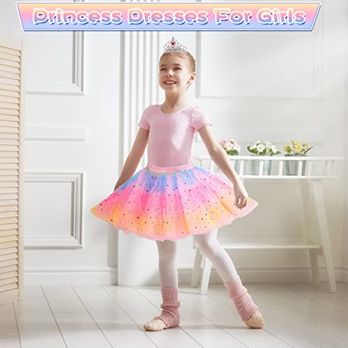 BesJonie Princess Dress Set with Cape and Skirt for Girls Ages 3-6
