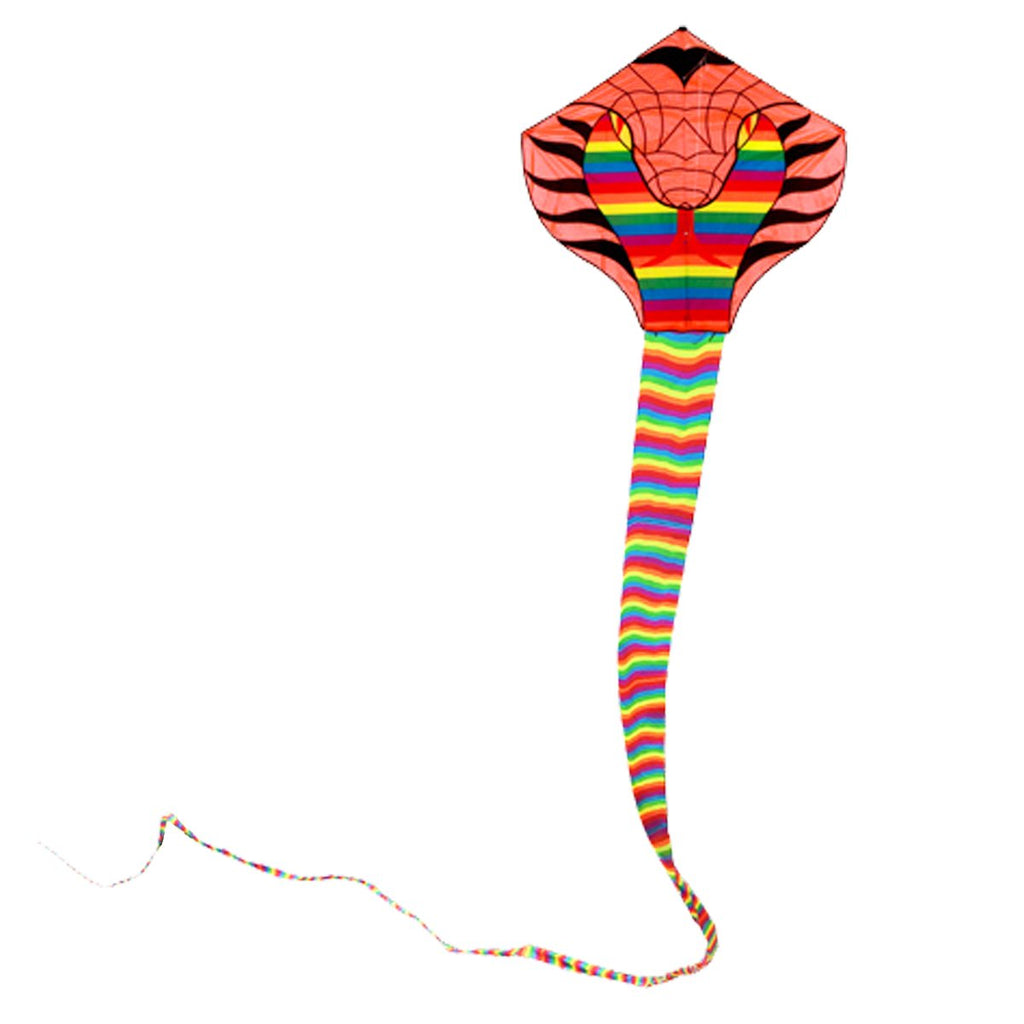 Besra Large Cobra Snake Kite – 52ft Colorful Nylon Kite with Long Tails for Outdoor Play
