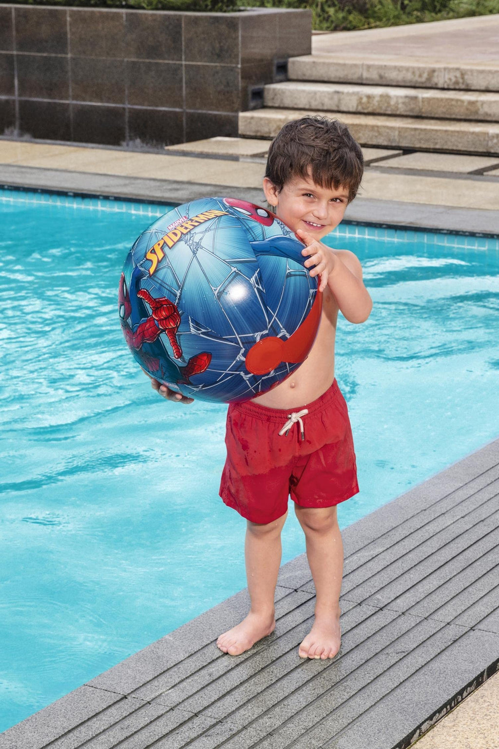 Bestway Spiderman Beach Ball – 51 cm Vinyl Multicolour Pool & Beach Toy