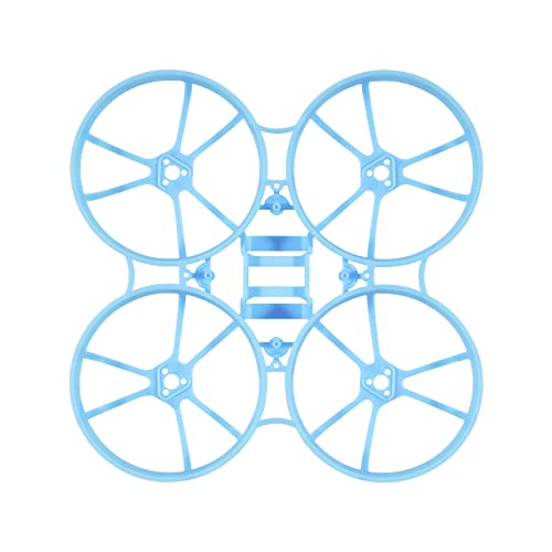 BETAFPV Meteor75 Pro Brushless Whoop Frame – 2-Pack (Black & Blue) – Triangle Motor Mount, 45mm Prop Support, Larger Battery Slot
