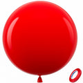 Bezente 36 Inch Red Balloons (8 Pack) – Jumbo Latex Balloons for Party Decorations