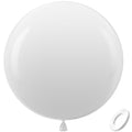 Bezente 36-Inch White Giant Balloons (8 Pack) – Large Latex Balloons for Party Decorations