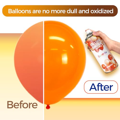 Bezente Balloon Shine Spray - 15 oz Citrus, Waterproof, High Shine, Covers 100 Balloons