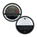 BHealthLife Knight Templar Challenge Coin – Antique Silver Finish with 'Call On Me Brother' Inscription