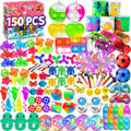 BicMan 150-Piece Party Favors for Kids – Fidget Toys, Goodie Bag Stuffers, Carnival Prizes, Classroom Treats