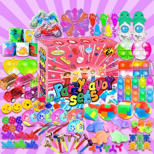 BicMan 150-Piece Party Favors for Kids – Fidget Toys, Goodie Bag Stuffers, Carnival Prizes, Classroom Treats