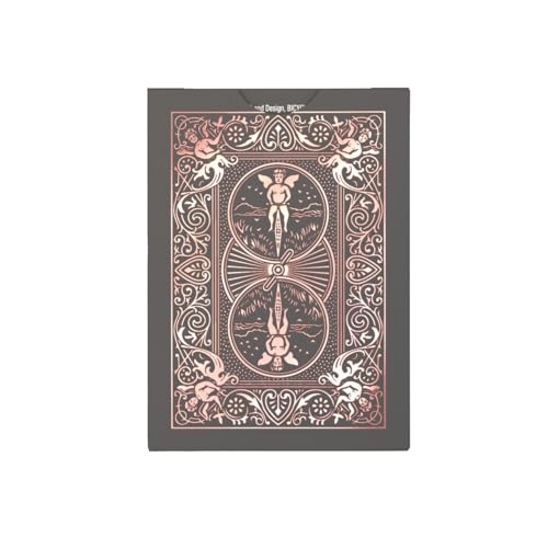 Bicycle Black & Rose Gold Metalluxe Playing Cards – Premium Foil Deck, Classic Poker Size, Collectible