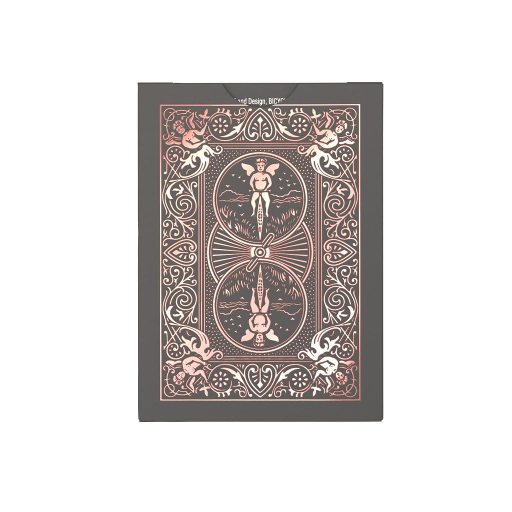 Bicycle Black & Rose Gold Metalluxe Playing Cards – Premium Foil Deck, Classic Poker Size, Collectible