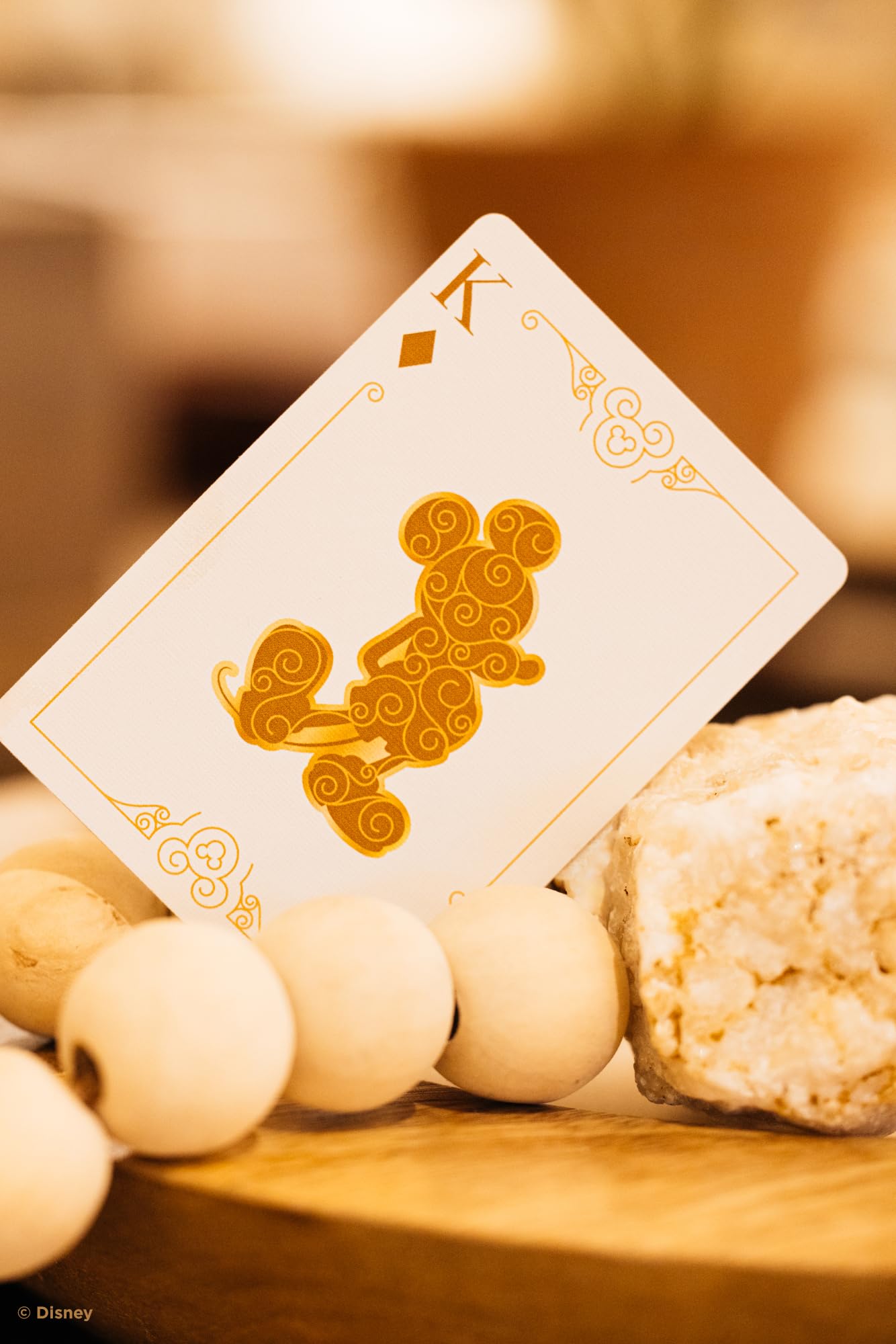 Bicycle Disney Mickey Mouse Black and Gold Playing Cards with Metalluxe Foil