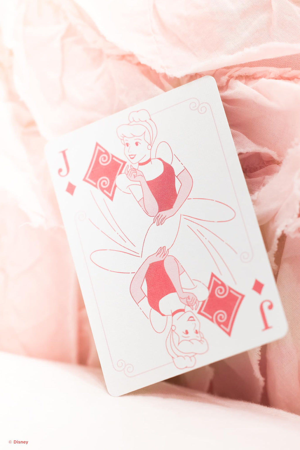 Bicycle Disney Princess Playing Cards – Pink or Blue Deck with 12 Princess Court Cards