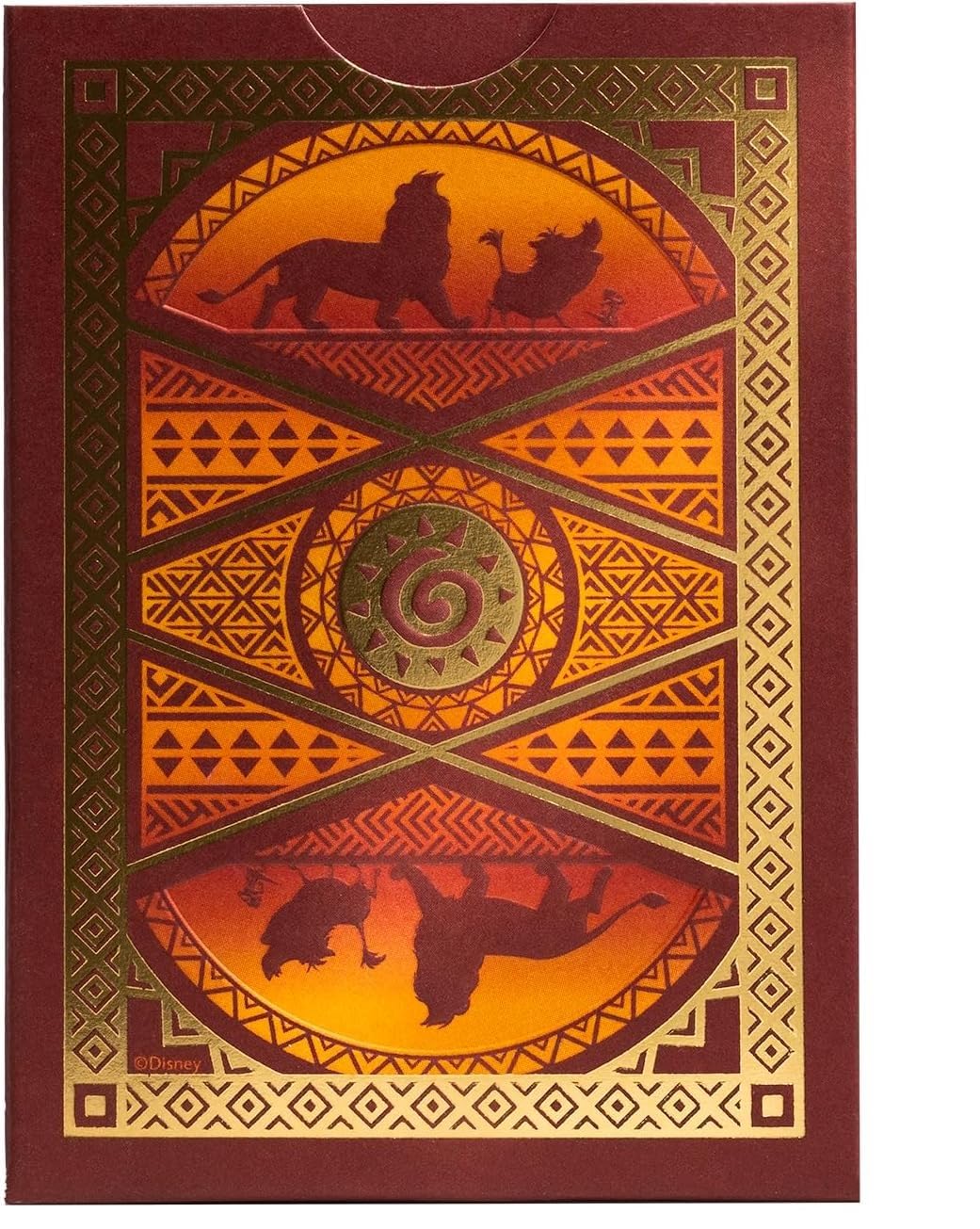 Bicycle Lion King Playing Cards – 1 Deck with Custom Court Cards and Gold Foil Accents
