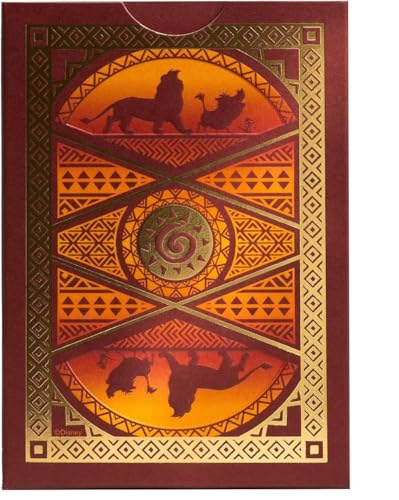 Bicycle Lion King Playing Cards – 1 Deck with Custom Court Cards and Gold Foil Accents