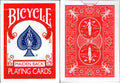 Bicycle Maiden Back Marked Playing Cards – Poker Size Deck with Red or Blue Backs