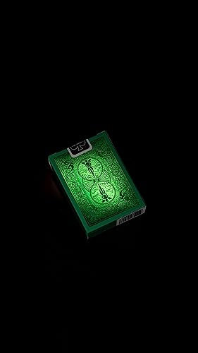 Bicycle Metalluxe Green Playing Cards – Metal Foil Finish, Poker Size Deck