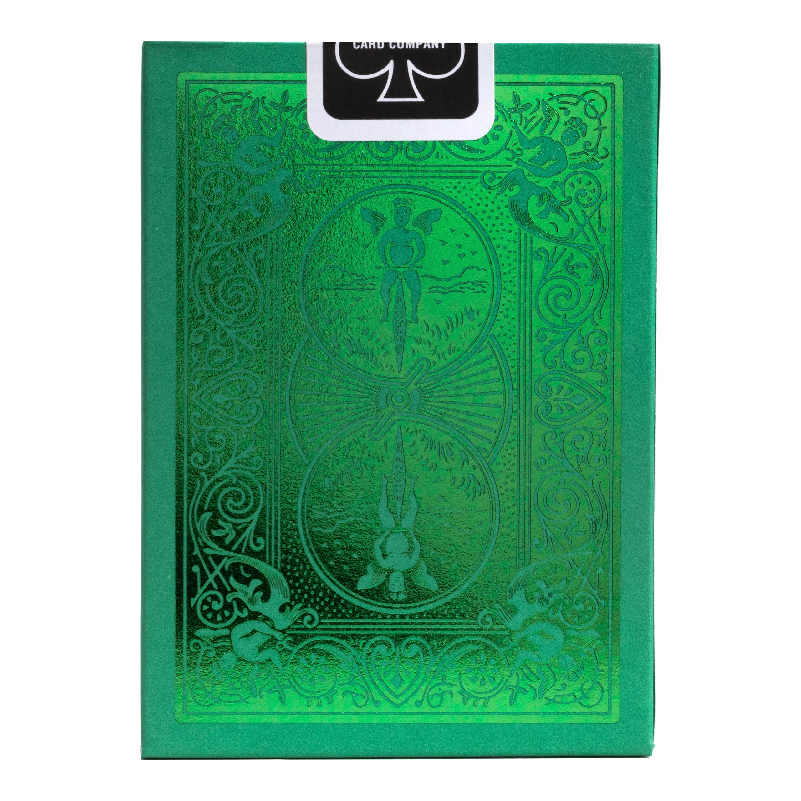 Bicycle Metalluxe Green Playing Cards – Metal Foil Finish, Poker Size Deck