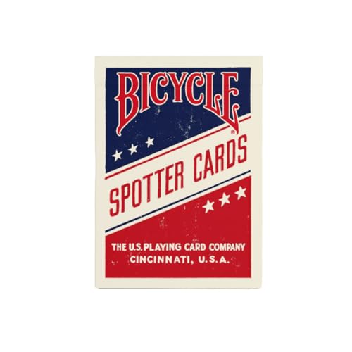 Bicycle Spotter WWII Aircraft Playing Cards – Blue Reproduction Deck with Rider Back, 52 Cards