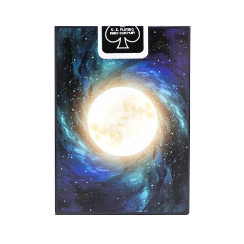 Bicycle Stargazer New Moon Playing Cards – Blue Custom Deck with Silver Foil