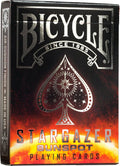 Bicycle Sunspot Stargazer Playing Cards – Vibrant Solar Design with Air-Cushion Finish