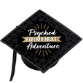 Big Dot of Happiness Psychology Grad Cap Cover Kit – Psyched for My Next Adventure