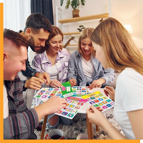 Bilingual Baby Shower Bingo Game – 50 Spanish & English Cards for Gender Reveal Parties