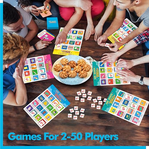 Bilingual Baby Shower Bingo Game – 50 Spanish & English Cards for Gender Reveal Parties