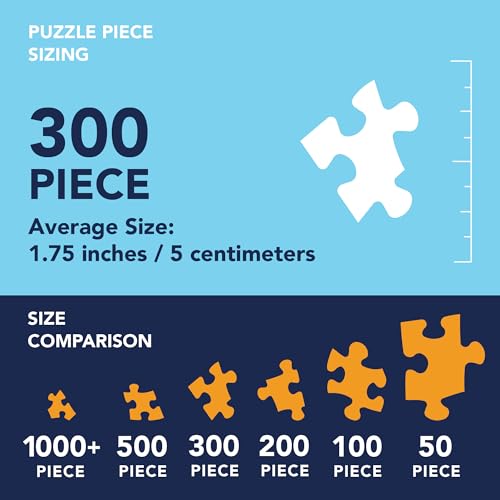 Bits and Pieces 300 Piece Jigsaw Puzzle for Adults – New Friends Snowy Winter Scene by Alan Giana, 18" x 24"