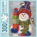 Bits and Pieces 300-Piece Snowman Christmas Jigsaw Puzzle by William Vanderdasson – 18" x 24"