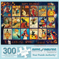 Bits and Pieces 300-Piece Vintage Halloween Jigsaw Puzzle – Pumpkin Collage by Finchley Paper Arts Ltd, 18" x 24"